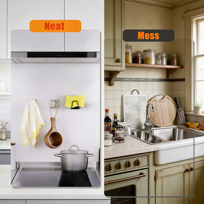 Adhesive Sponge & Cloth Holder - No-Drill Kitchen & Bathroom Organizer