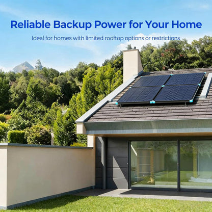 400W Foldable Solar Panel, High Efficiency & IP67 Waterproof for Outdoor & Emergency Power