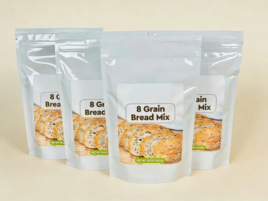 -Pack 8-Grain Bread Mix, All-Natural, for Bread Machine & Oven